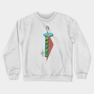 Holiday Lodge Motel Sign Crewneck Sweatshirt